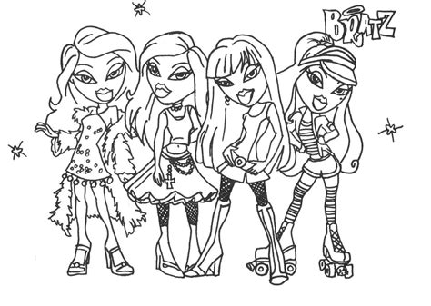 Bratz Coloring Pages To Download And Print For Free