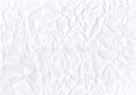 Texture Of Crumpled Horizontal White Paper Vector Stock Vector Image