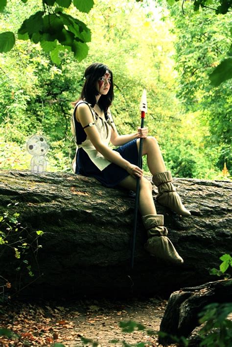 Celebrities Princess Mononoke Cosplay By Caitlin