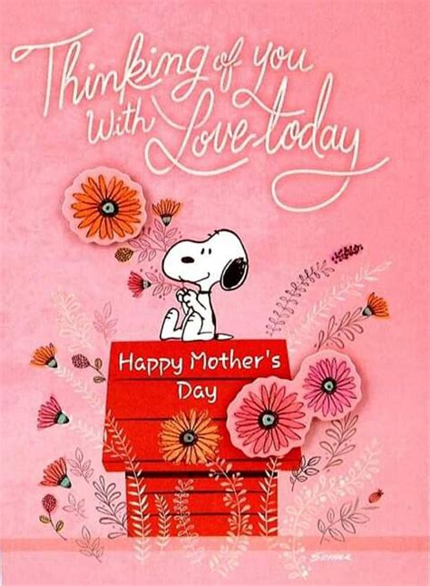 Snoopy Mothers Day Card Design Corral