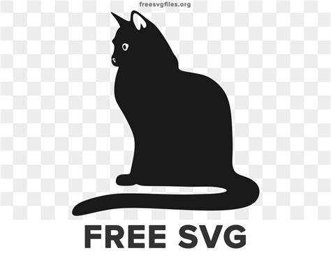 Sitting Cat Svg Cut Files For Cricut And Silhouette