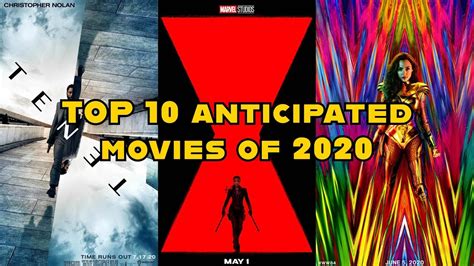 Top 10 Most Anticipated Movies Of 2020 Youtube
