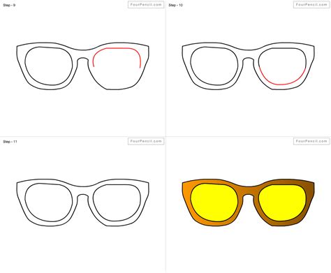 How To Draw Sunglasses Drawing Sunglasses Novocom Top Learn How To