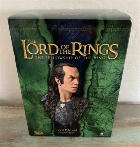 New Sideshow Lord Of The Rings Lord Elrond 14 Scale Bust Statue 6999