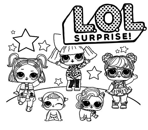 Ausmalbilder lol surprise