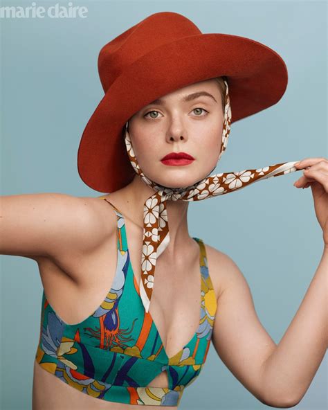 Elle Fanning Strikes A Pose For Marie Claire