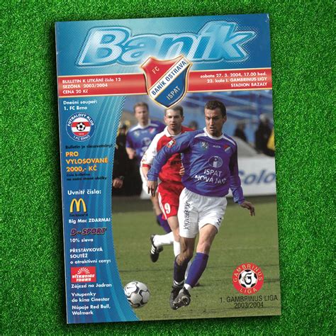 Read the preview and see the predictions in this overview. Magazín FC Baník / 1. FC Brno 27.3.2004 [sezóna 2003/2004 ...