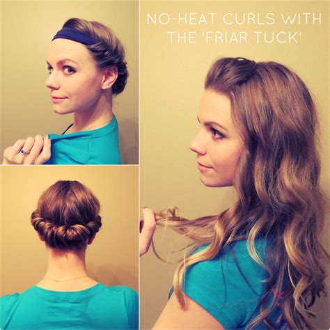 19 wonderful how to style naturally curly hair without heat. Aunie Sauce: The Friar Tuck: Curl Your Hair Without Heat