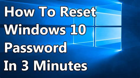 FIXED Lost Forgotten Password Windows 10 YouTube