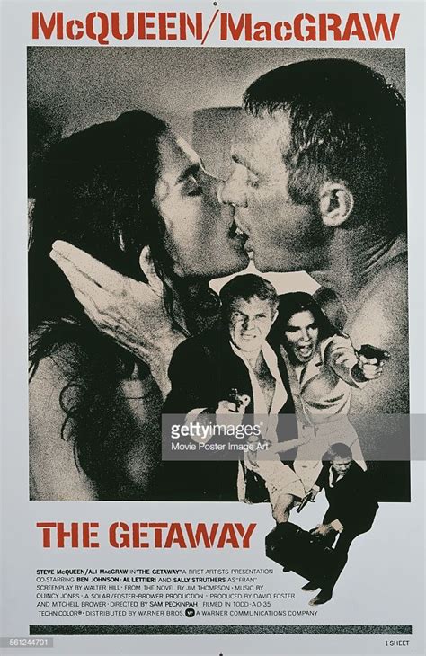 A Poster For Sam Peckinpah S Action Film The Getaway Starring Sam Peckinpah Old