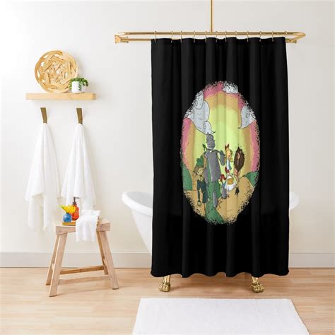 Wizard Of Oz Yellow Brick Road Shower Curtain For Sale By Koolmodee