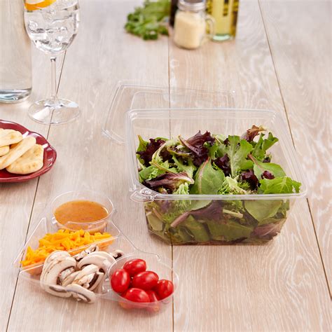 Square Salad Kit Bowls Display Pack