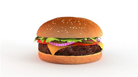 Burger 3d Model Cgtrader