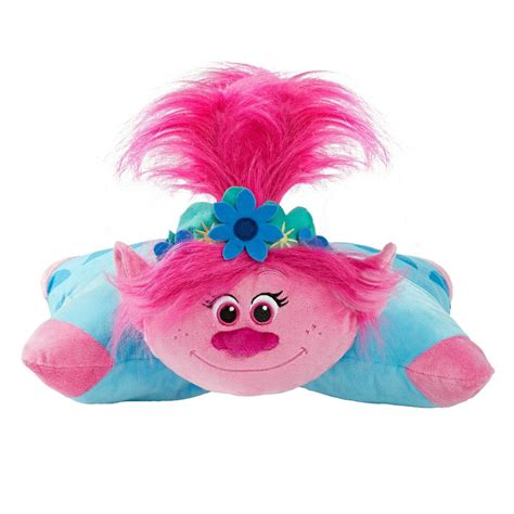 I think trolls should be hardworking blacksmiths, toiling away underground forging magical weapons. Pillow Pets DreamWorks Poppy Stuffed Animal - Trolls
