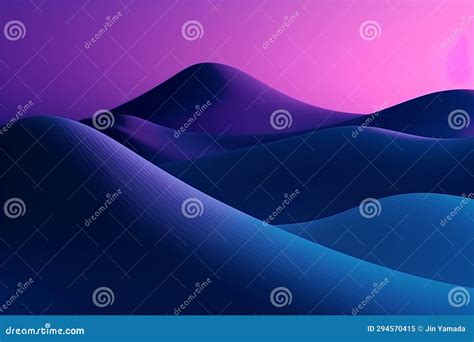 Abstract Background With Blue And Purple Mountains Vector Illustration