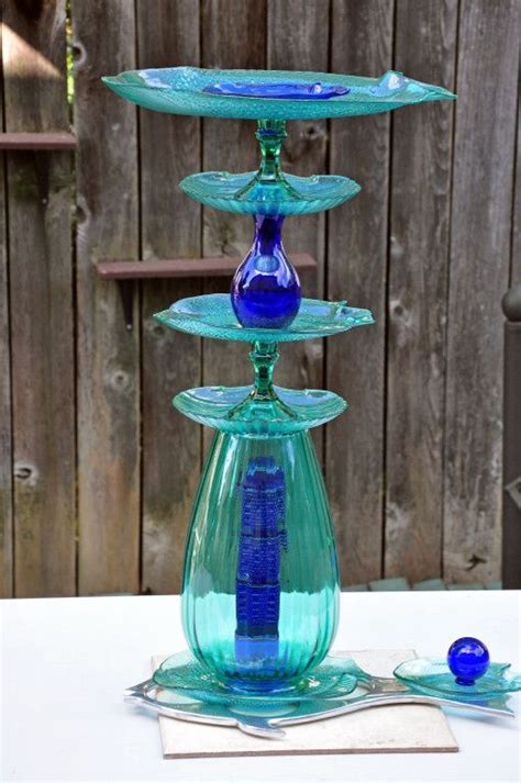 Going Green Using Recycled Glass For Birdbaths Collectors Weekly