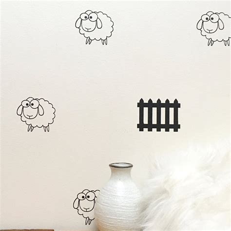 Sheep Vinyl Wall Decals Cutouts Canada