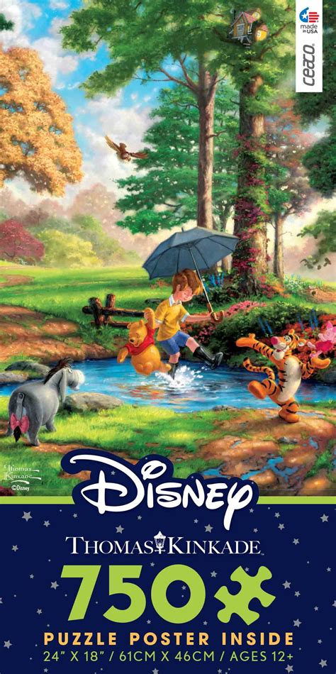 Ceaco Thomas Kinkade Disney Winnie The Pooh 750 Piece Jigsaw