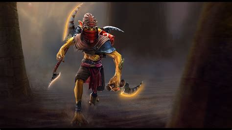So, i got a question. Dota 2 Bounty Hunter - Hunter of the Blood Stained Sands ...