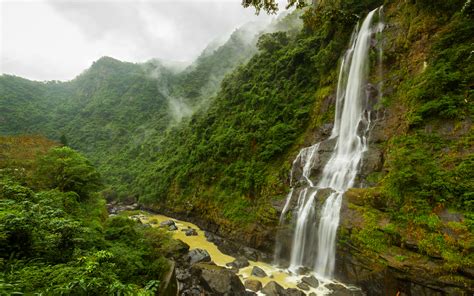 Waterfall And River