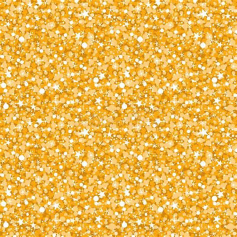 Golden Glitter Texture Seamless Pattern In Gold Style Vector Design