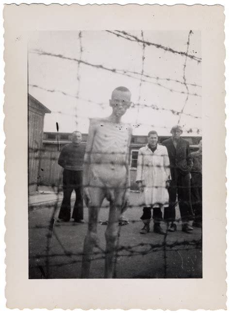 Photo Ww Prisoners In Nazi German Concentration Camp After Initial My
