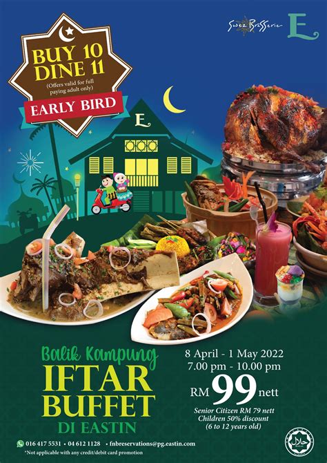 Balik Kampung Iftar Buffet Ramadan 2022 Di Eastin Hotel Penang