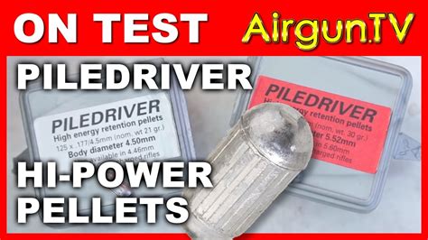 Review Piledriver High Efficiency Air Gun Pellet Youtube