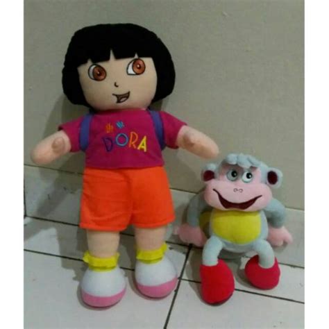 Jual Kado Paket 2 Boneka Dora Dan Boots Kera Monyet Dora The Explorer