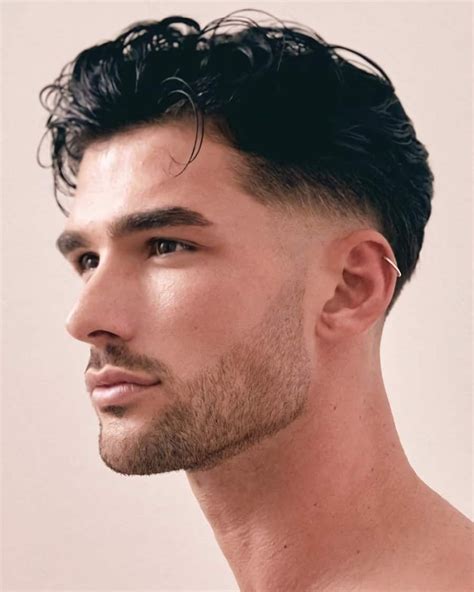 Man With A Temple Fade Haircut This Hairstyle Was Included In The