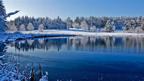 Winter Lake Scene 2 Photograph By Edward Myers