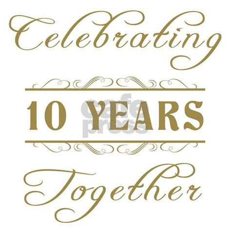 Celebrating 10 Years Together Picture Ornament By Thepixelgarden