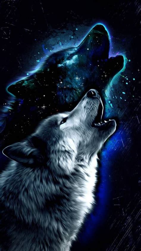 Galaxy Wolf Wallpaper Wallpaper Sun