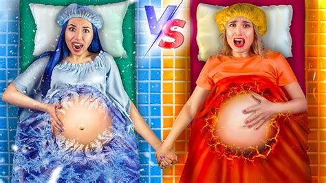 Hot Pregnant Vs Cold Pregnant Funny Pregnancy Situations Youtube