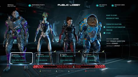 Squad Up With Mass Effect Andromedas New Multiplayer Mode • Player Hud