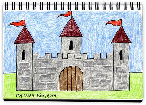 Art Projects For Kids Textured Castle Drawing This Will Fix The