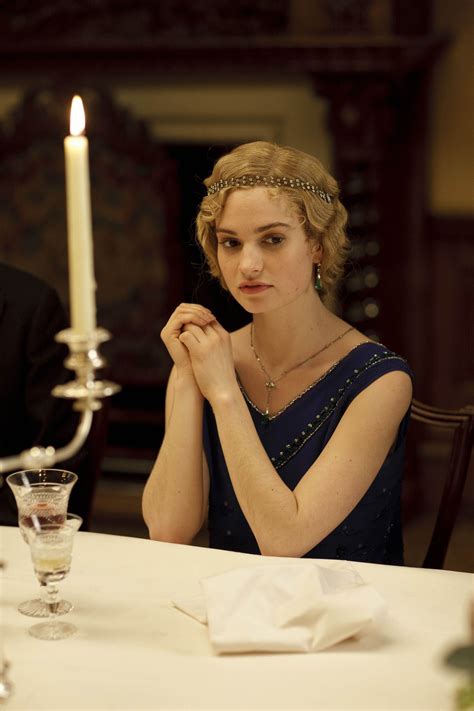 She comes by acting naturally; Lily James as Lady Rose McClare in Downton Abbey ...