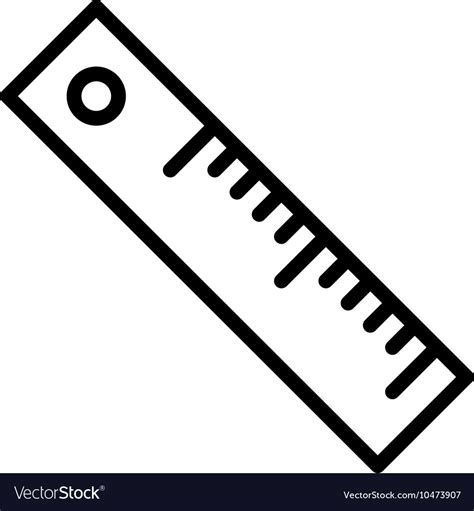 30 cm lineal clipart free download! Ruler outline icon Royalty Free Vector Image - VectorStock