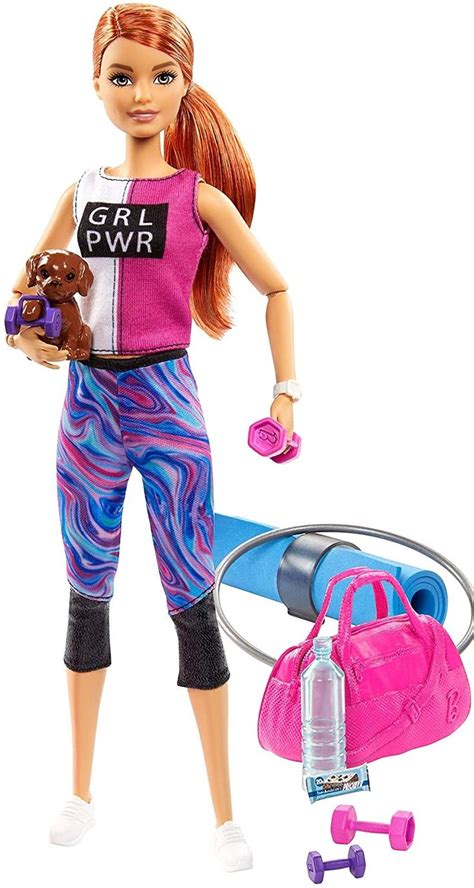 Shop Barbie Fitness Doll Red Haired With Pu At Artsy Sister In 2020