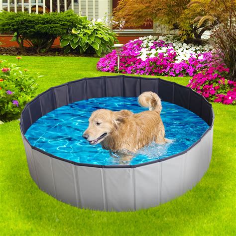 Coziwow Portable Pet Swimming Pool Outdoor Kiddie Pools Collapsible