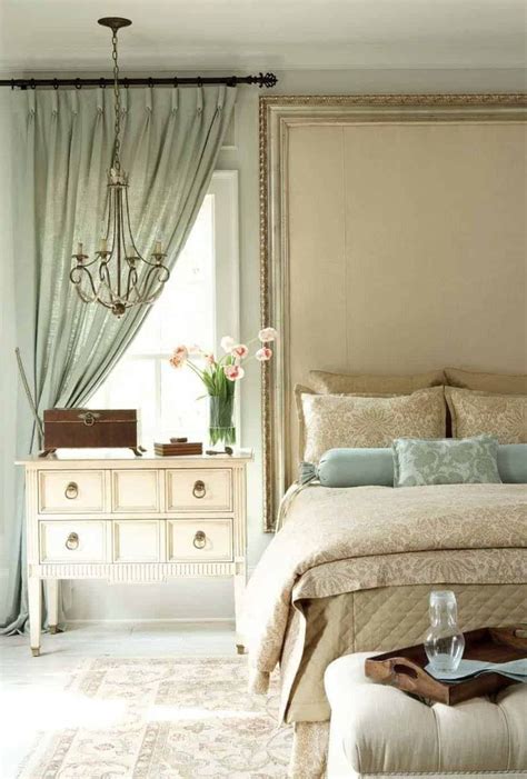 35 Spectacular Neutral Bedroom Schemes For Relaxation Chandelier