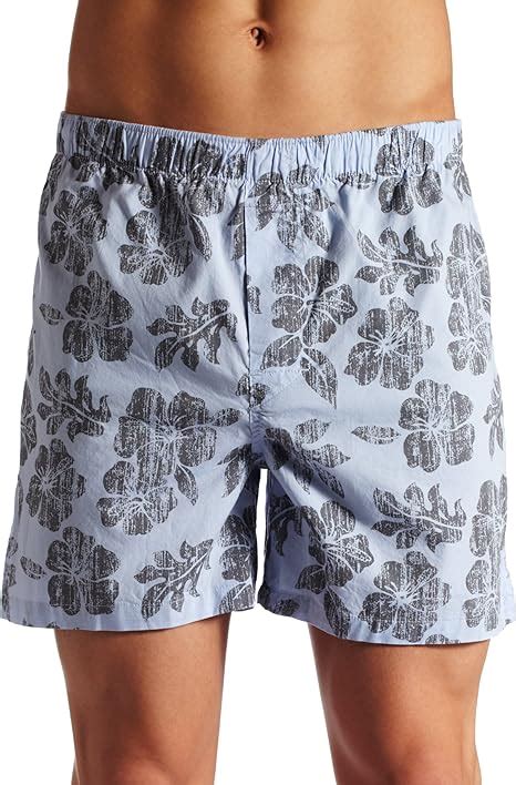 Tommy Bahama Men S Double Down Woven Boxer Shorts Cabo Blue Xx Large