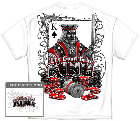 In addition to a variety of standard blackjack games, there's a multitude of live blackjack tables available at king casino, where you can play with a live dealer and enjoy a more realistic. Poker King T-Shirt It's good to be a king gambling chips money gothic PK103W | eBay