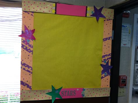 A Bulletin Board With Stars On It