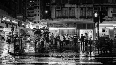 Hong Kong Night City Life Rainy Day Hong Kong Night City Flickr