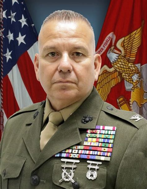 Colonel Dennis A Sanchez 8th Marine Corps District Leaders