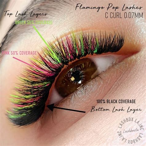 Working With Color Lashes Lashes Color Eyelash Extensions Styles