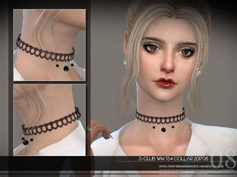 Collar For Female Hope You Like Thanks Found In Tsr Category Sims 4