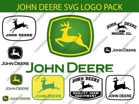 John Deere Svg Logo Pack John Deere Tracktor Imprimible Svg Etsy My