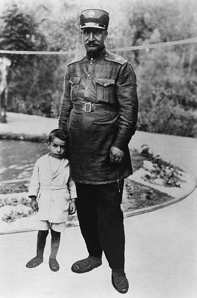The Shah Of Iran Hi Reza Shah Pahlavi 1925 1941 With His Son